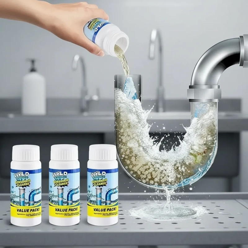 PACK 3 LIMPIA CAÑOS LIMPIEZA TUBERIA BAÑO LAVAPLATOS DUCHA - 4