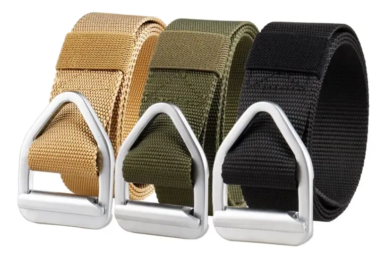 CINTURON ARMY TACTICO MILITAR AJUSTABLE 1.32 CM VERDE - 2
