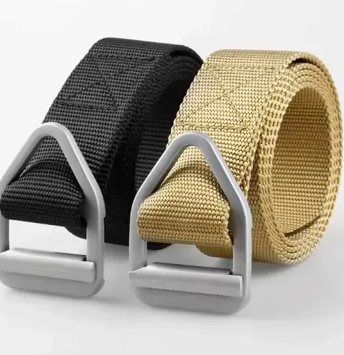 CINTURON ARMY TACTICO MILITAR AJUSTABLE 1.32 CM CAFE - 2