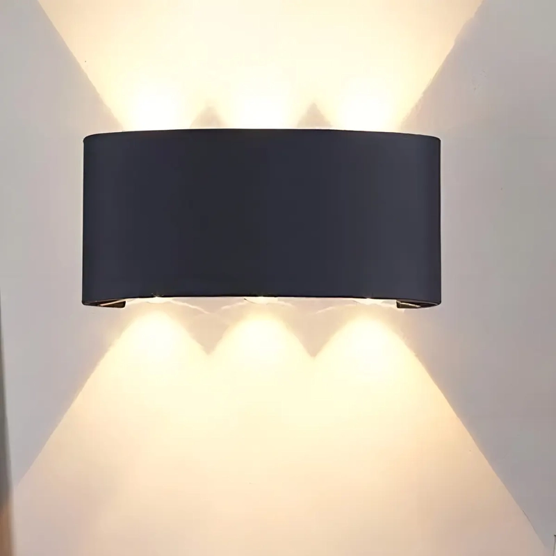 APLIQUE DE PARED 6 LED LUZ CALIDA DECORACION HOGAR - 4