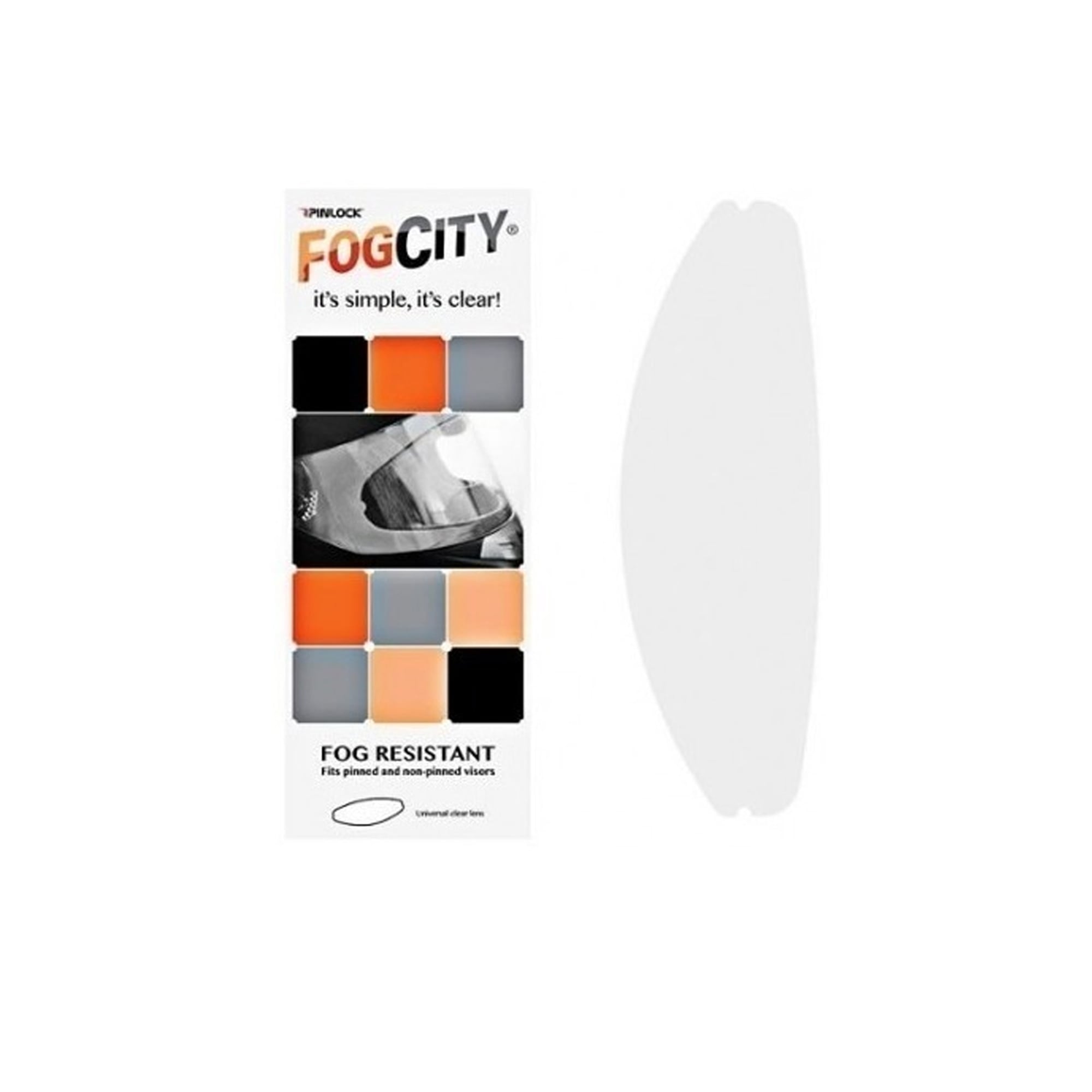 LAMINA ANTIEMPAÑANTE SHIRO HELMETS FOGCITY CASCO DE MOTO - 1