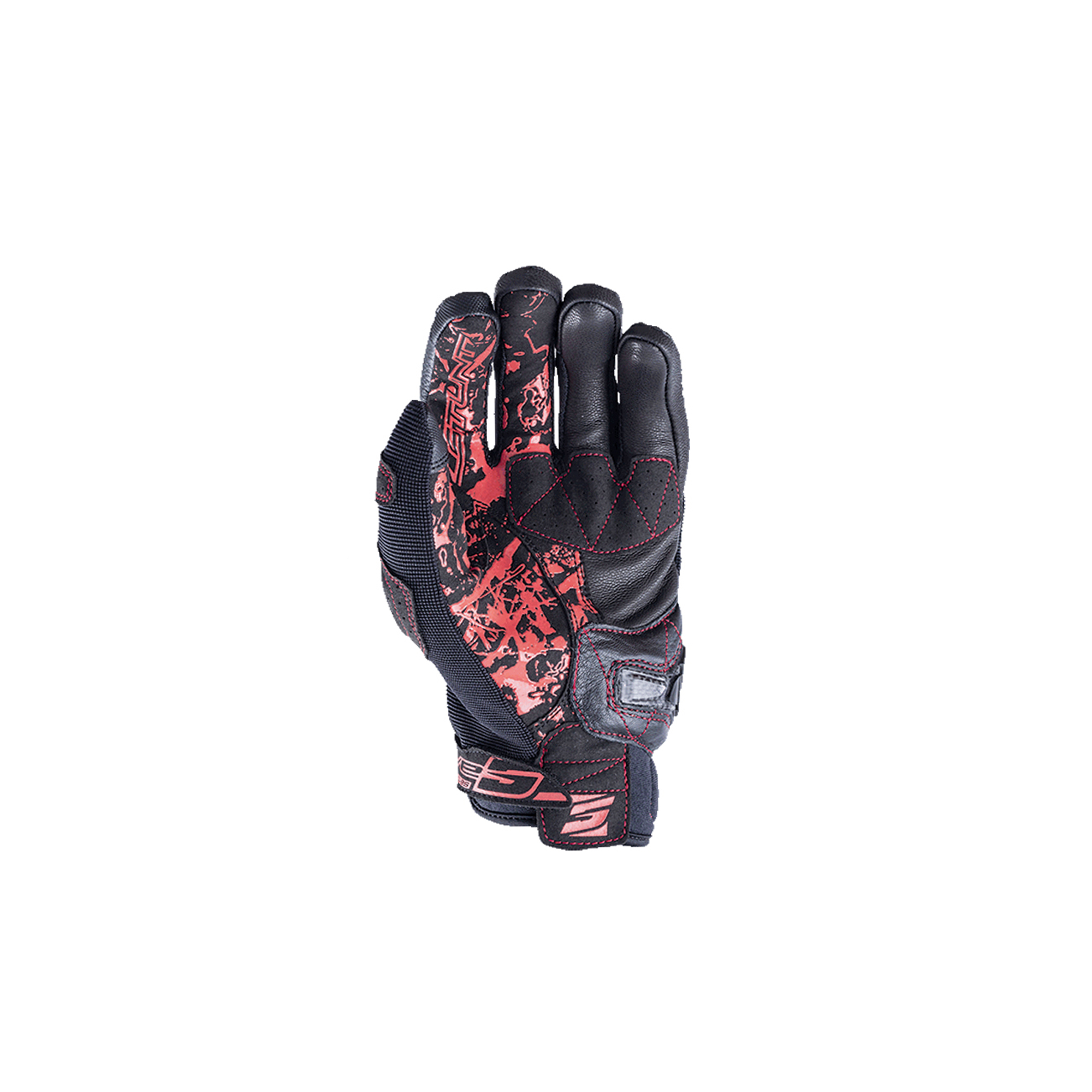GUANTES DE MOTO FIVE GLOVES STUNT EVO ROJO - 3