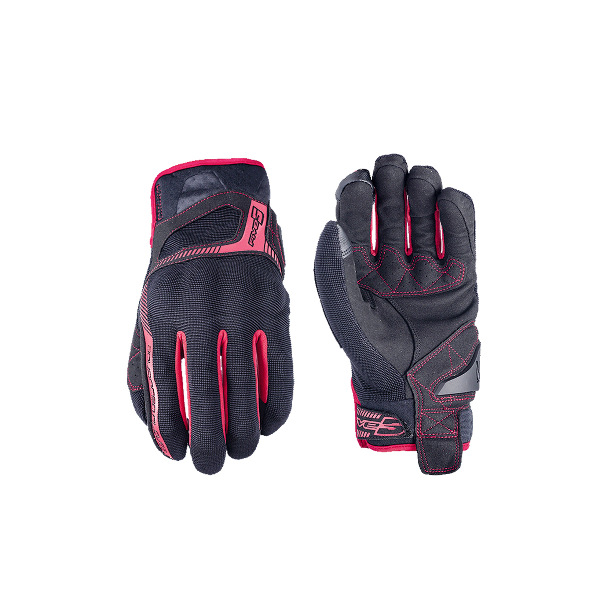 GUANTES DE MOTO FIVE GLOVES RS3 ROJO - 1