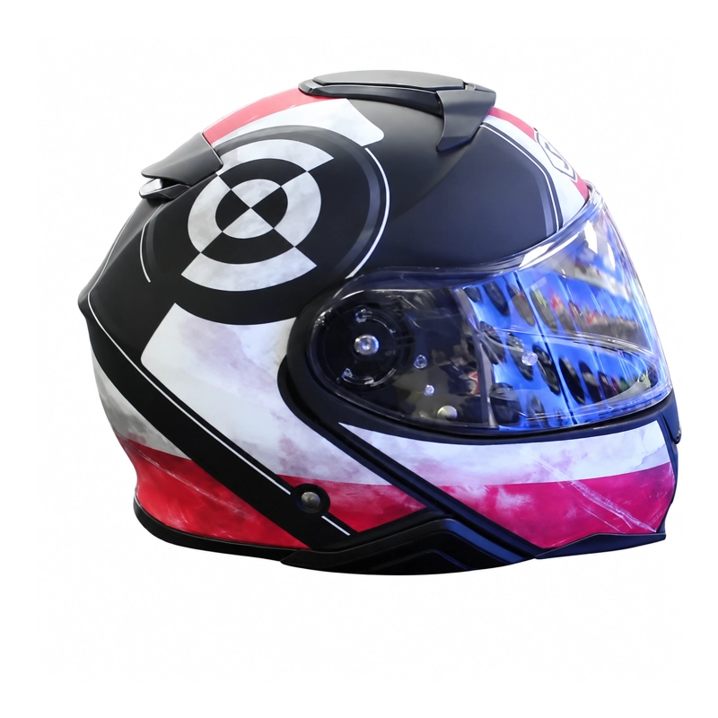 KIT CASCO DE MOTO SHOEI HELMETS NEOTEC 2 JAUNT TC-1 + 2 VISORES - 3
