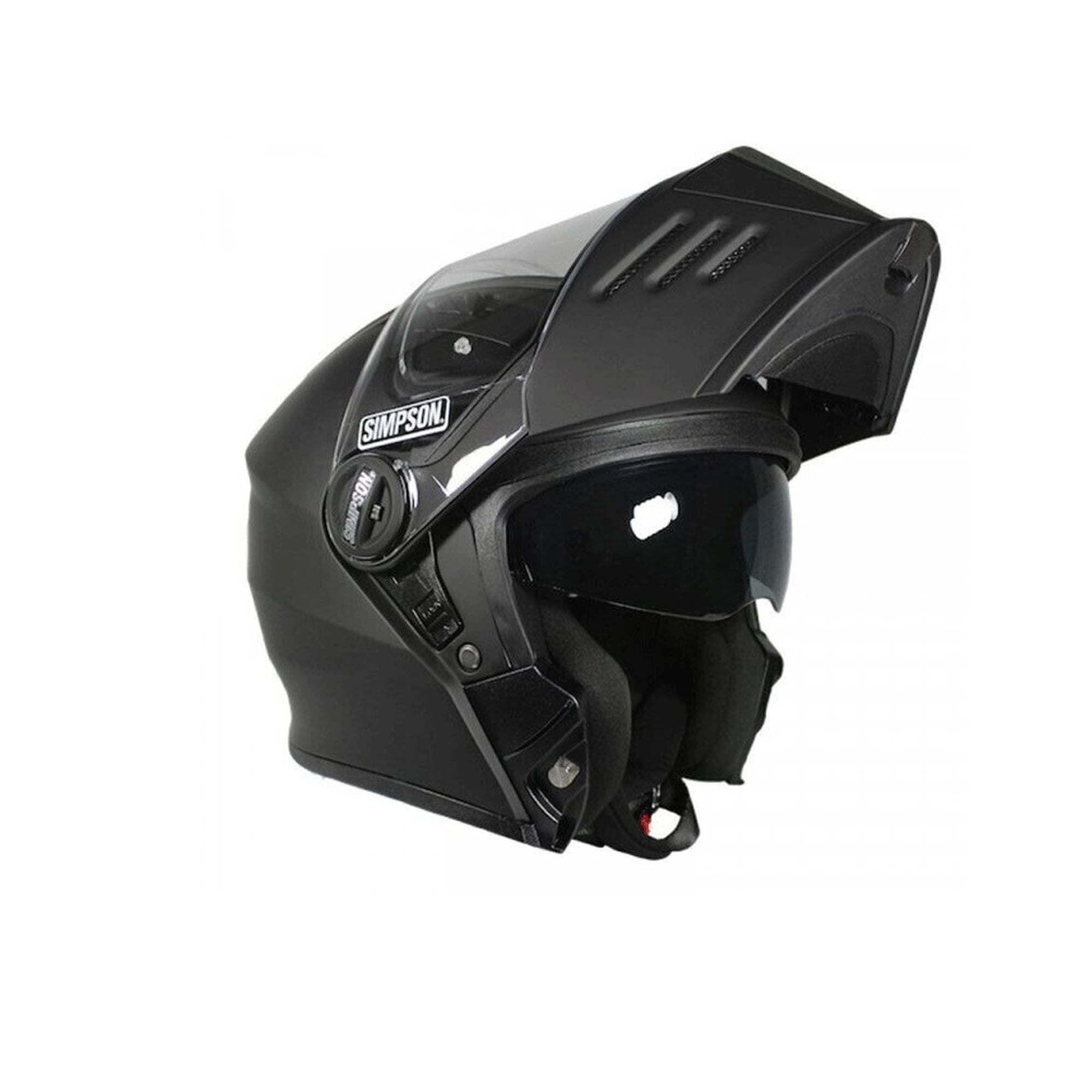 CASCO DE MOTO SIMPSON DARKSOME NEGRO MATE - 3