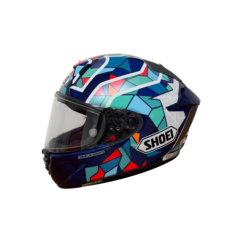 CASCO DE MOTO SHOEI HELMETS X-SPR PRO MARQUEZ BARCELONA TC-10 - 4