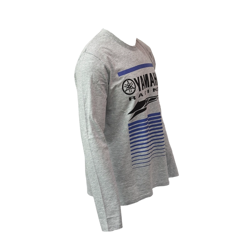 POLERA DE HOMBRE MANGA LARGA YAMAHA RACING GRIS - 2
