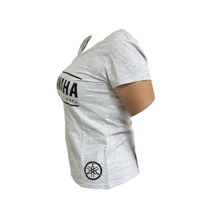 POLERA DE MUJER MANGA CORTA YAMAHA FACT RACING GRIS - 2