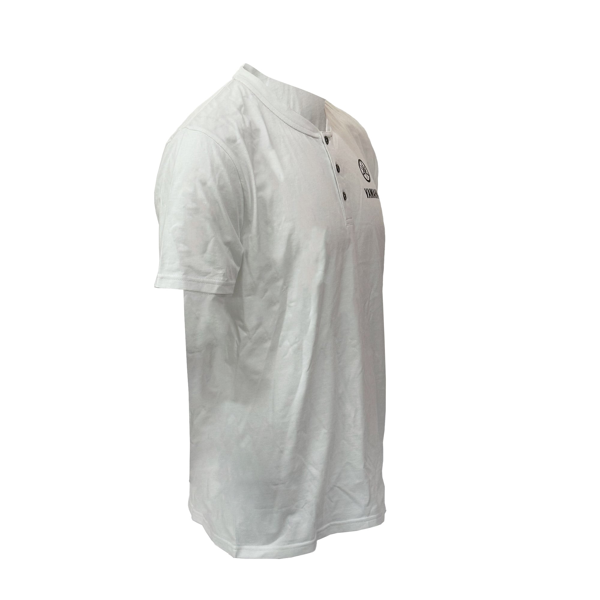 POLERA DE HOMBRE MANGA CORTA YAMAHA BOTON BLANCO - 2
