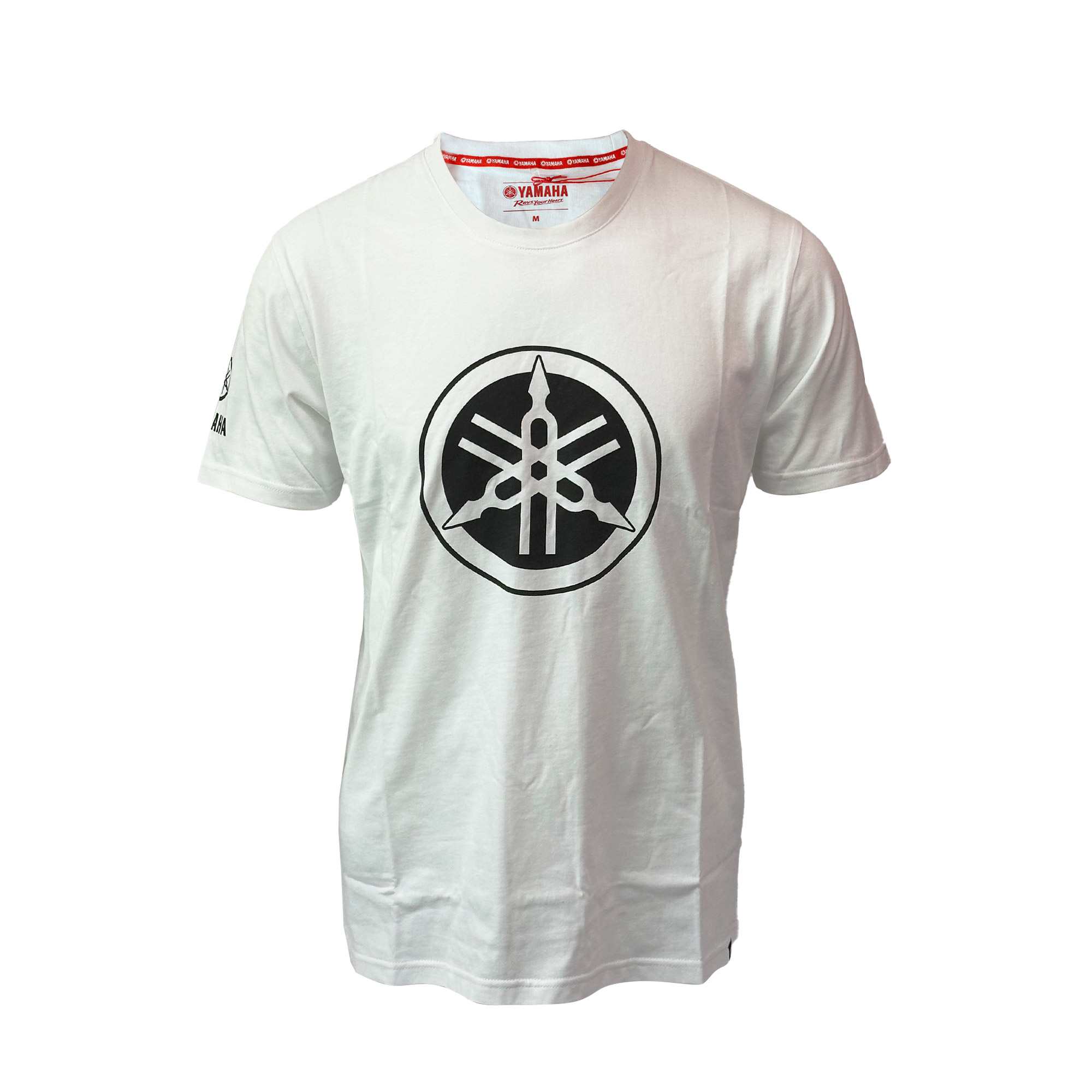 POLERA DE HOMBRE MANGA CORTA YAMAHA DIAPASON BLANCO - 1