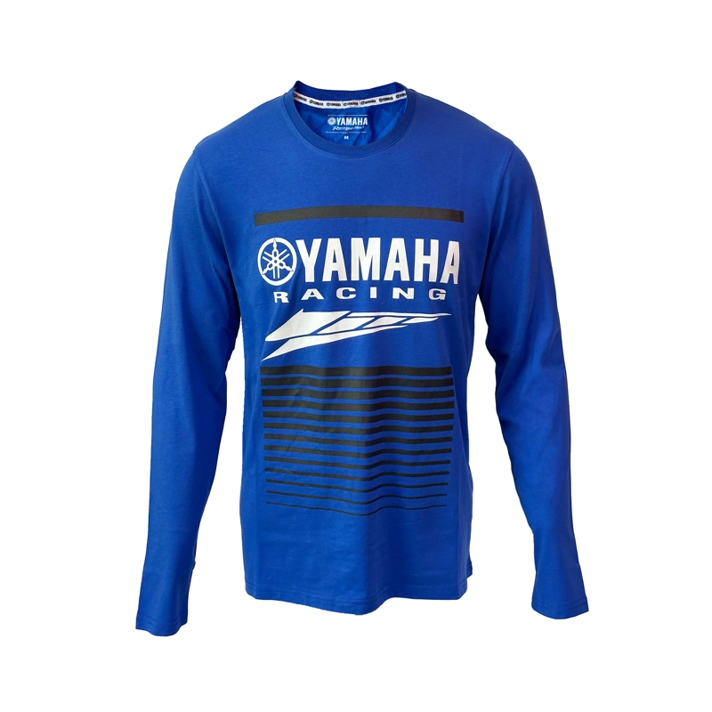 POLERA DE HOMBRE MANGA LARGA YAMAHA RACING AZUL - 1