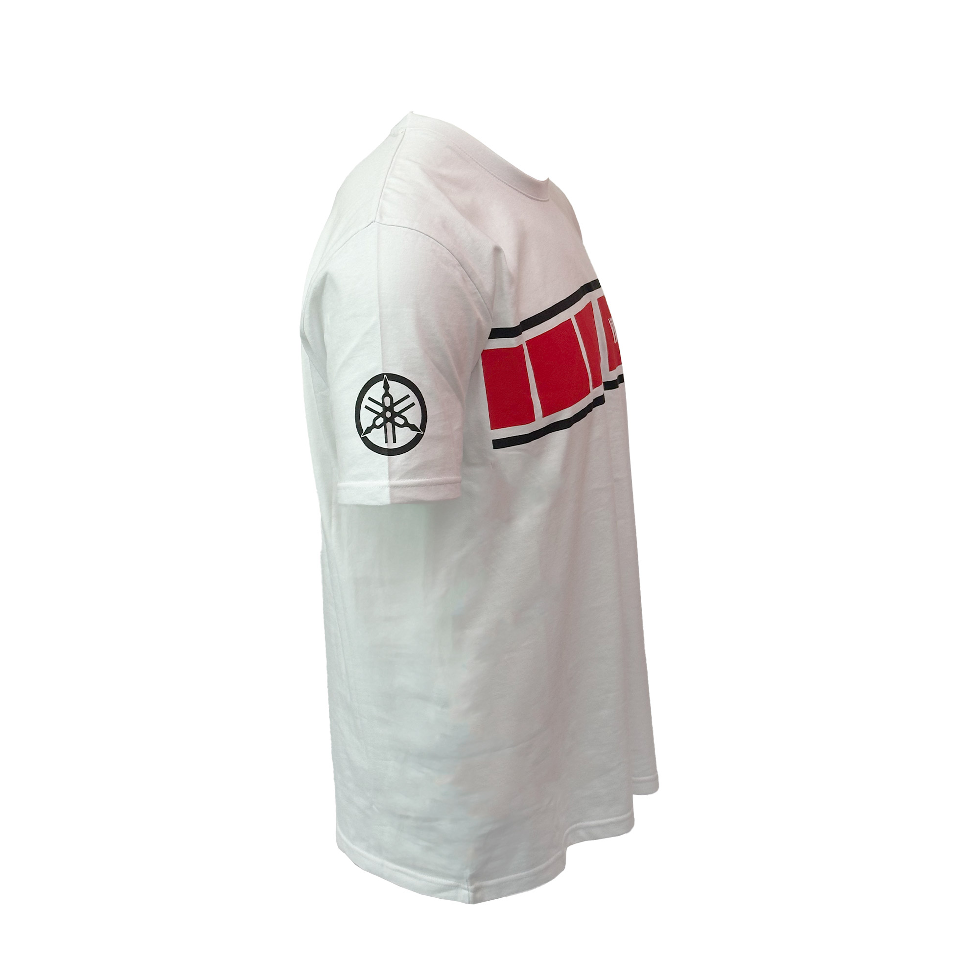 POLERA DE HOMBRE MANGA CORTA YAMAHA RIBBON BLANCO - 2