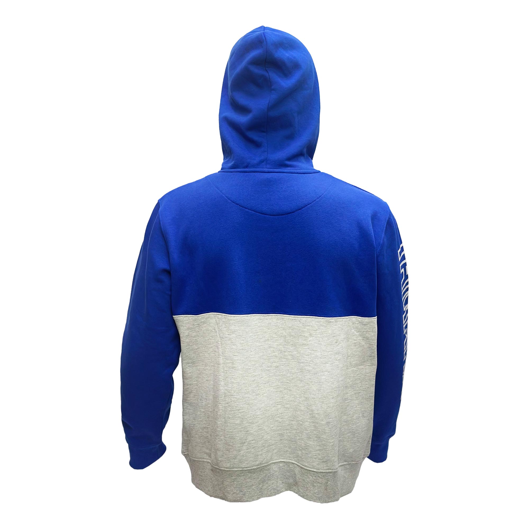 POLERÓN DE HOMBRE YAMAHA MANGA LARGA HOOD AZUL GRIS - 4