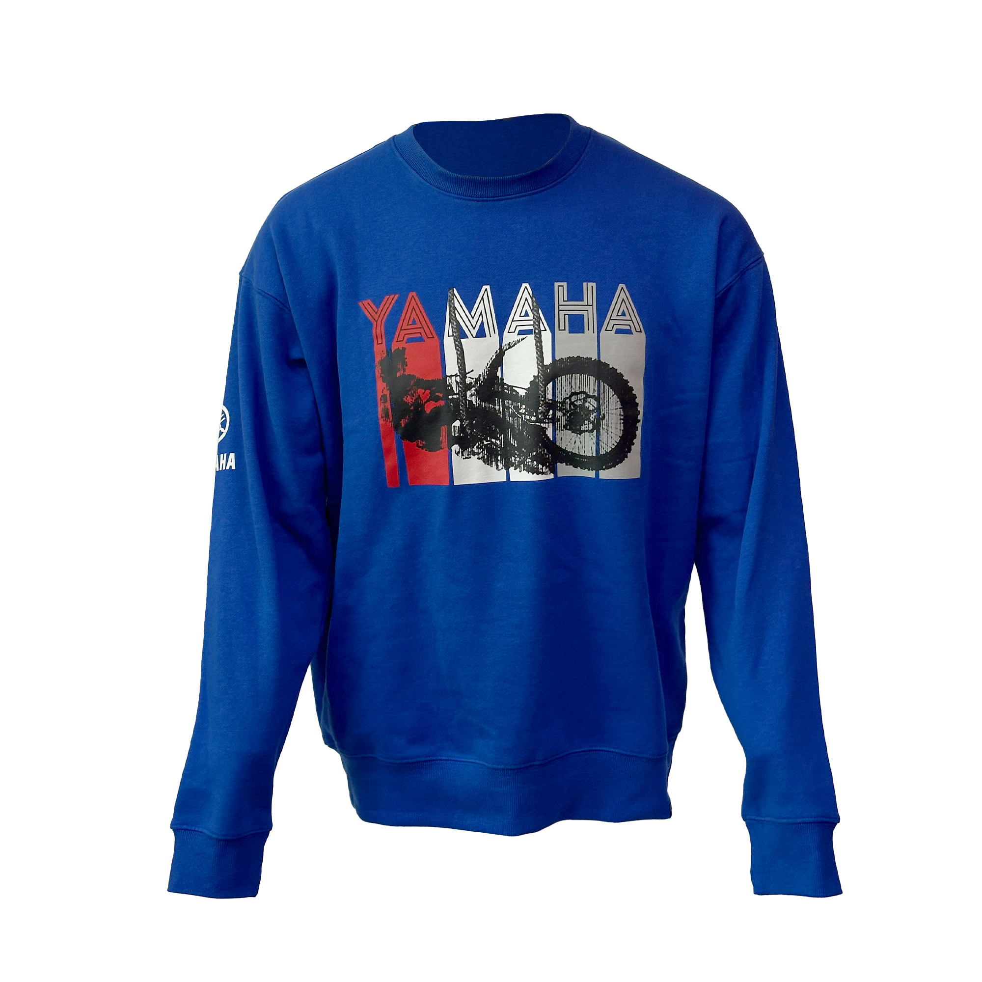 POLERÓN DE HOMBRE YAMAHA MANGA LARGA BASIC AZUL - 1
