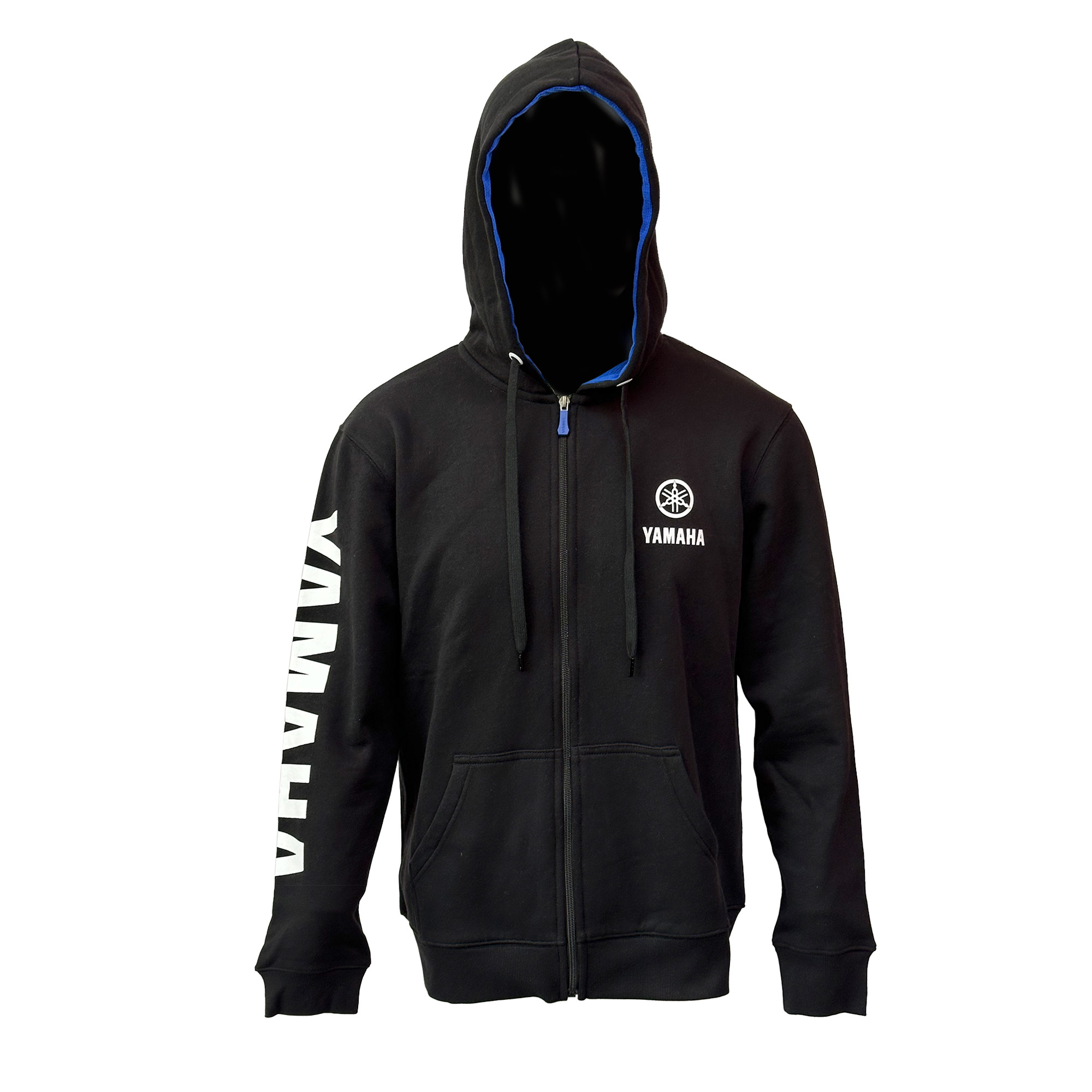 POLERÓN DE HOMBRE YAMAHA MANGA LARGA FULL ZIPPER NEGRO - 3