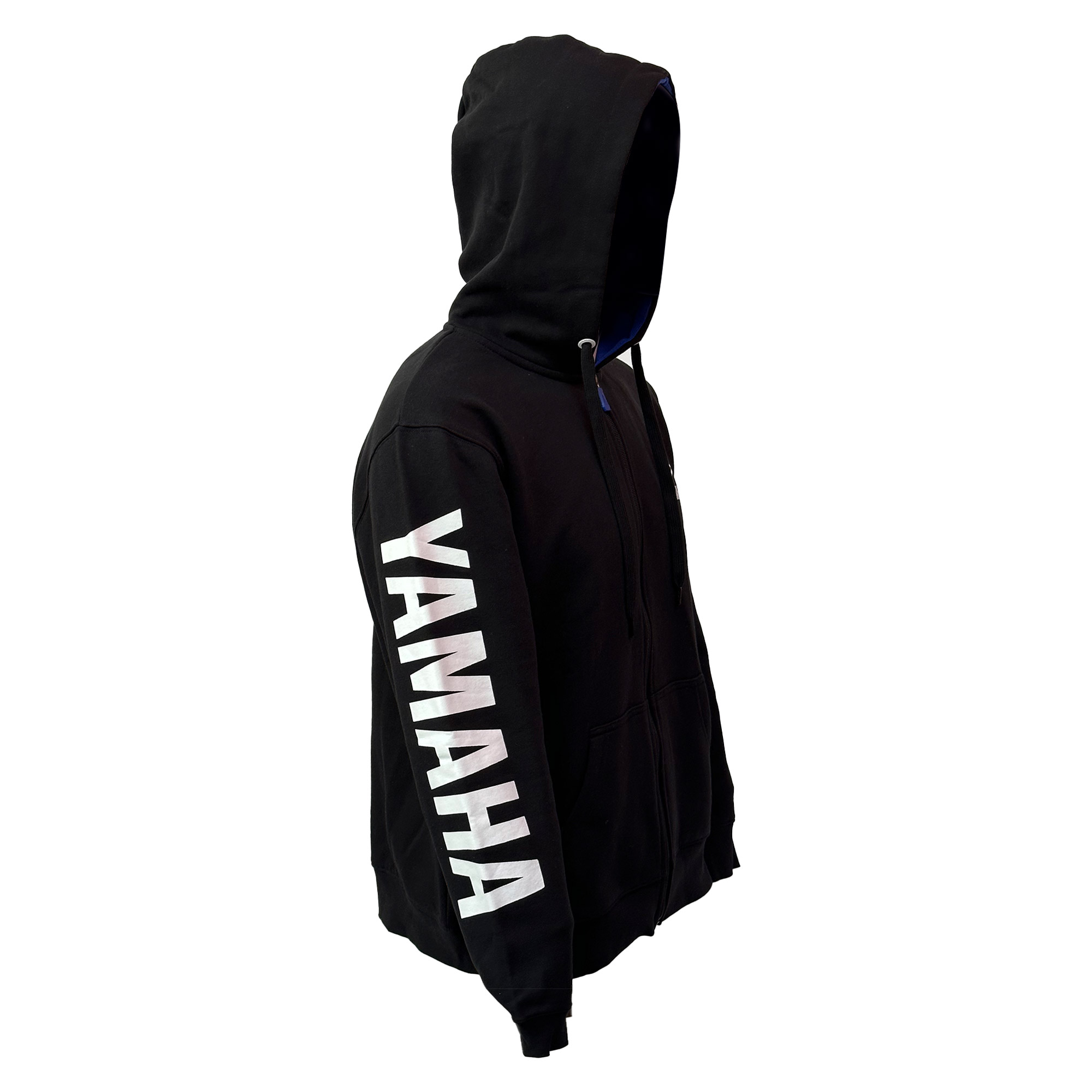 POLERÓN DE HOMBRE YAMAHA MANGA LARGA FULL ZIPPER NEGRO - 4