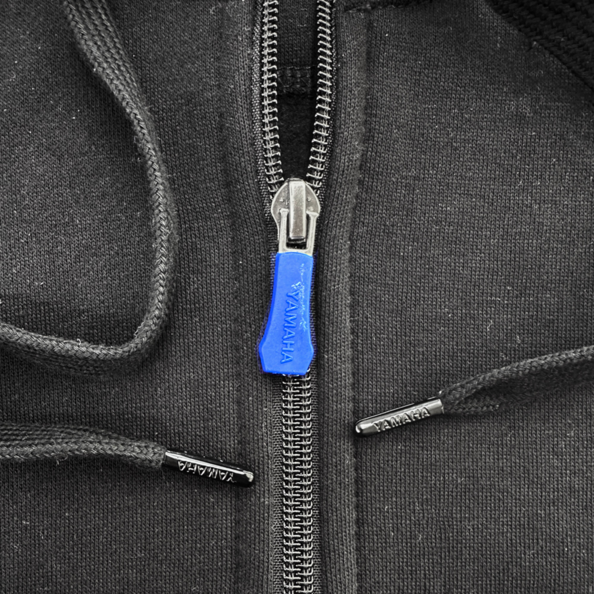 POLERÓN DE HOMBRE YAMAHA MANGA LARGA FULL ZIPPER NEGRO - 7