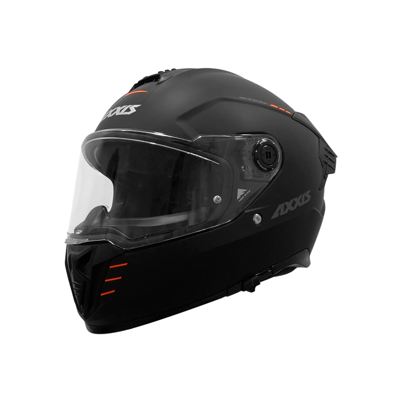 CASCO AXXIS HAWK SV EVO SOLID NEGRO MATE - 1