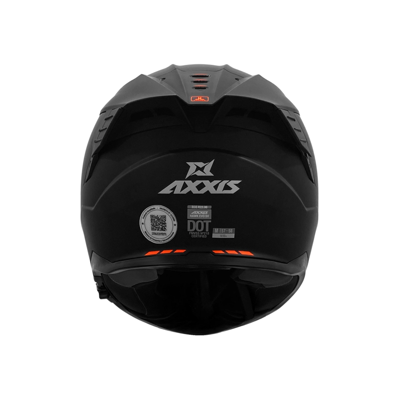 CASCO AXXIS HAWK SV EVO SOLID NEGRO MATE - 7