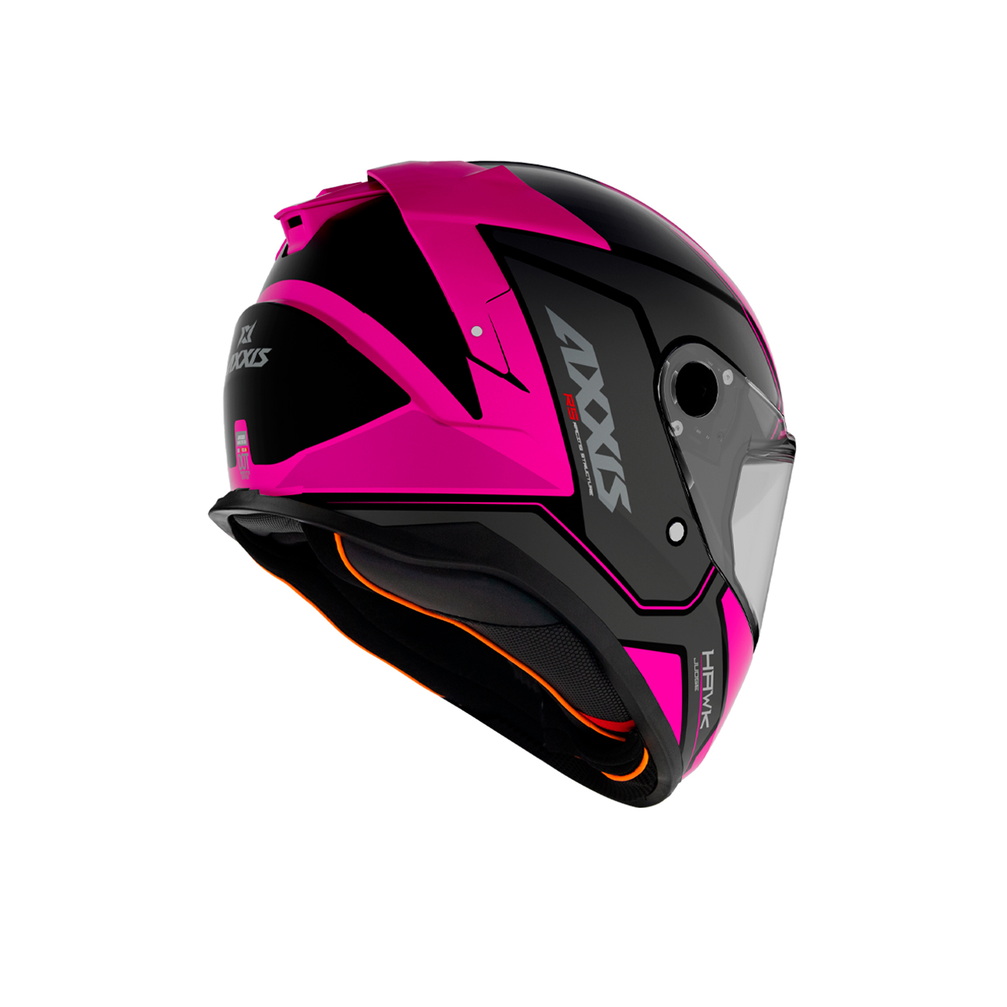 CASCO AXXIS HAWK SV JUDGE ROSA FLUOR BRILLO - 2
