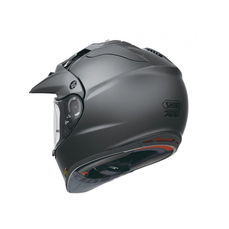 KIT CASCO SHOEI HELMETS HORNET ADV GRIS + 2 VISORES MATE TALLA S - 2