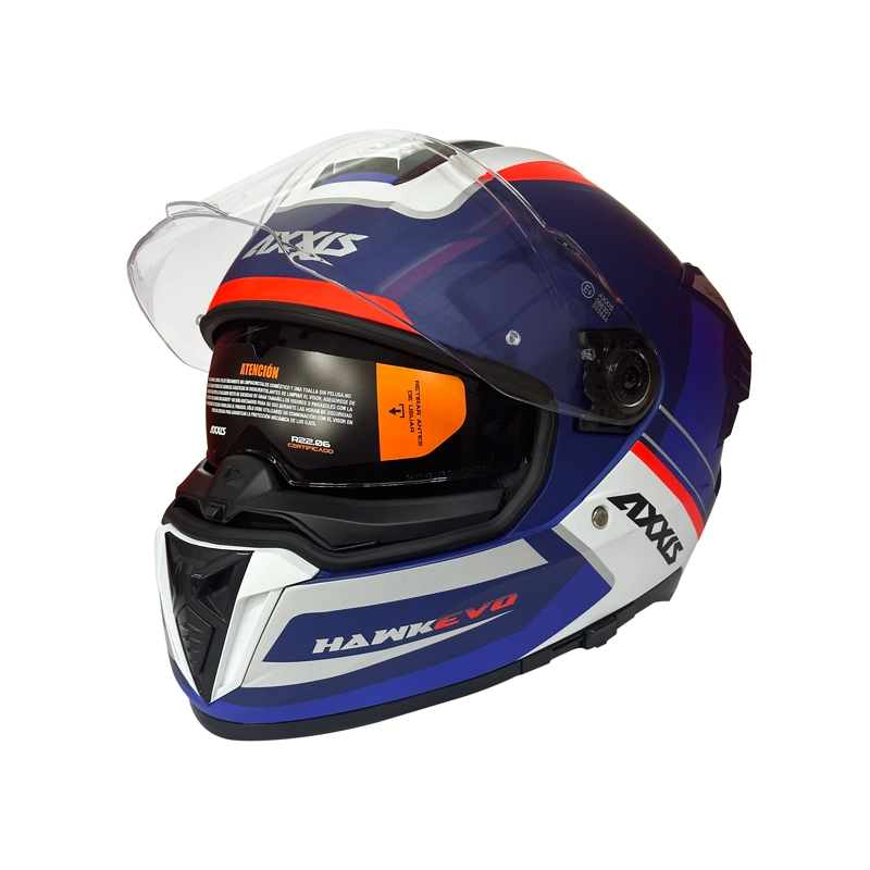 CASCO AXXIS HAWK SV EVO DAYTONA AZUL MATE CE 22.06 - 2