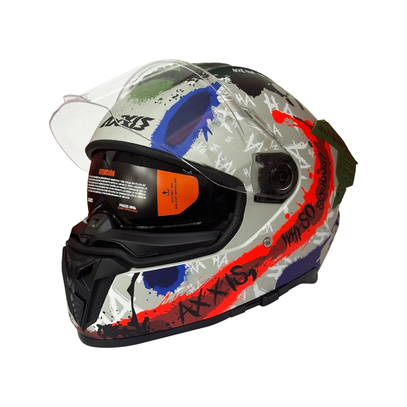 CASCO INTEGRAL AXXIS HAWK SV EVO SICK JOKE MATE CE 22.06 - 2