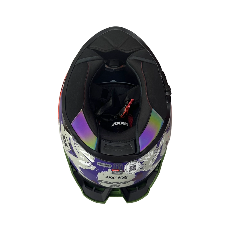 CASCO INTEGRAL AXXIS HAWK SV EVO SICK JOKE MATE CE 22.06 - 3