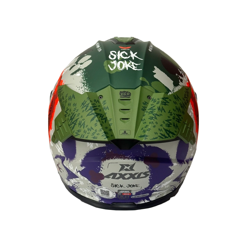 CASCO INTEGRAL AXXIS HAWK SV EVO SICK JOKE MATE CE 22.06 - 4