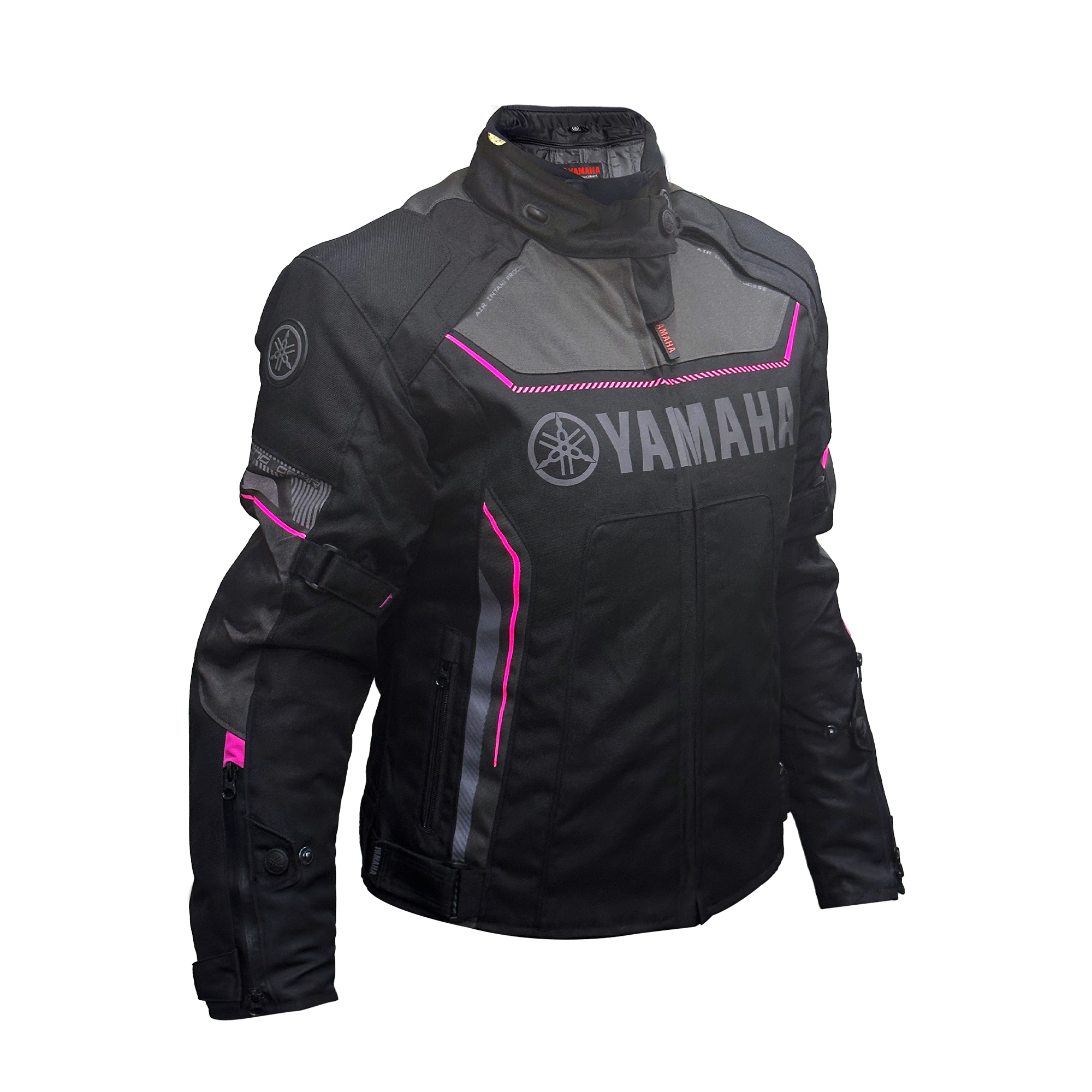CHAQUETA MANITOBA MUJER WINTER NEGRO GRIS ROSADO - 2