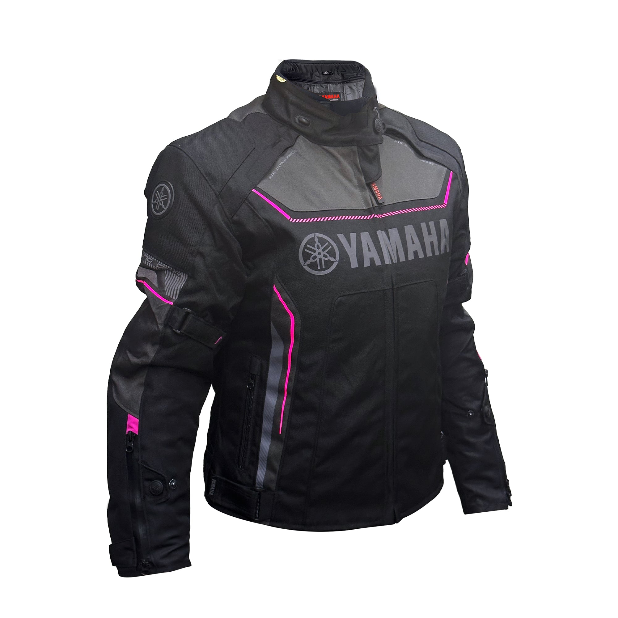 CHAQUETA MANITOBA MUJER WINTER NEGRO GRIS ROSADO - 2