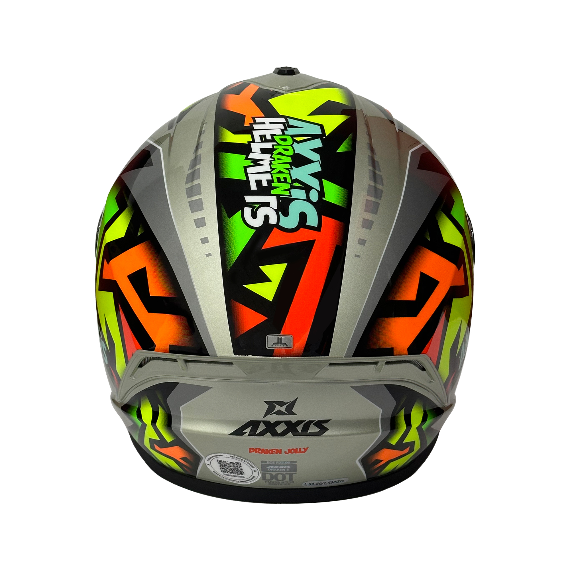 CASCO INTEGRAL AXXIS DRAKEN JOLLY BRILLANTE - 4