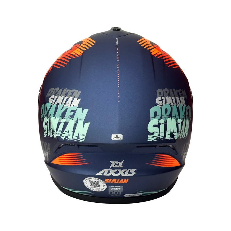 CASCO INTEGRAL AXXIS DRAKEN SIMIAN MATE - 4