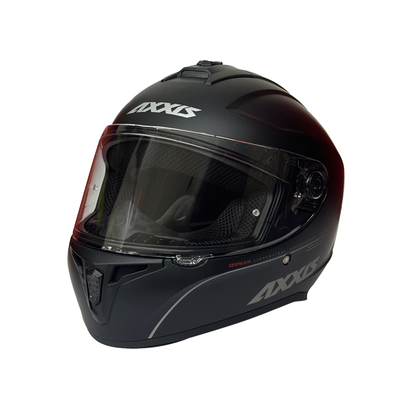 CASCO INTEGRAL AXXIS DRAKEN NEGRO MATE - 1