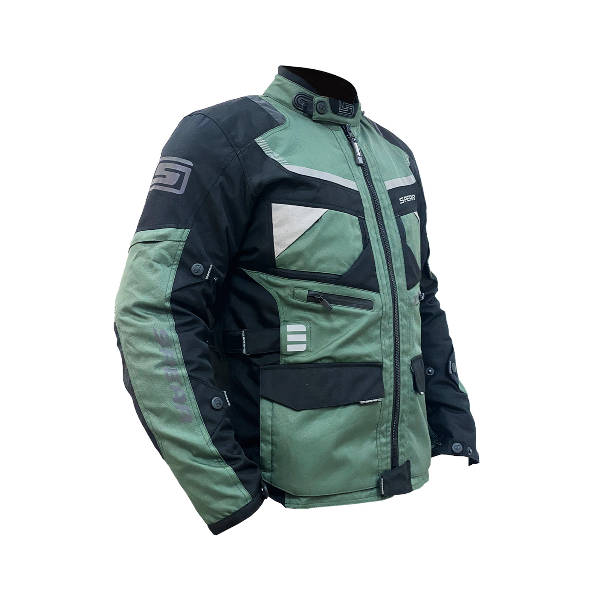 CHAQUETA DE MOTO SPEAR TORNADO MILITAR - 2