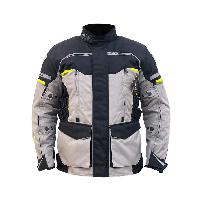CHAQUETA DE MOTO SPEAR WORLD TOURING NEGRO - 1