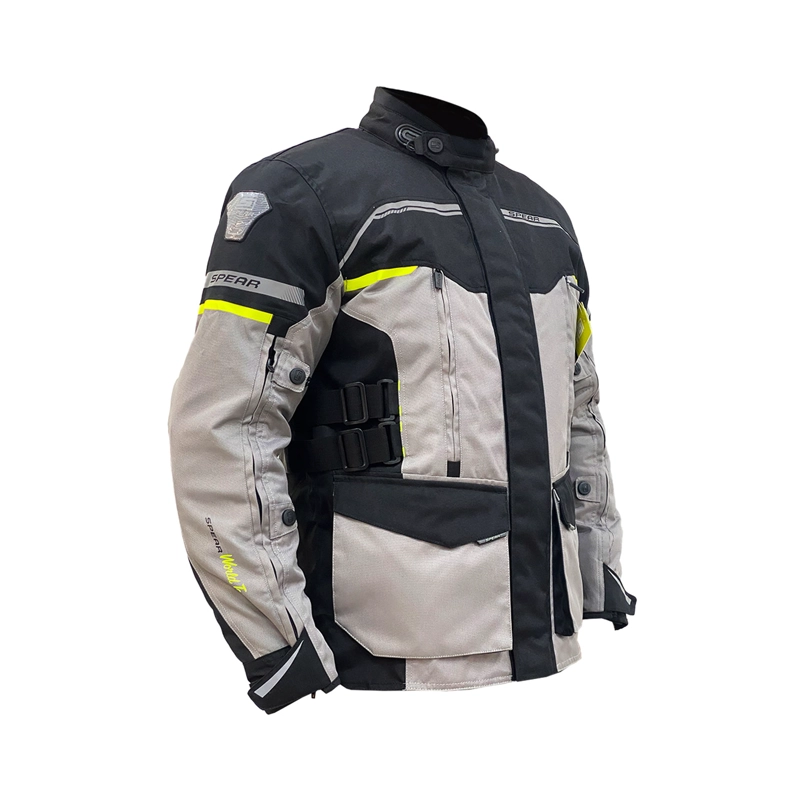 CHAQUETA DE MOTO SPEAR WORLD TOURING NEGRO - 2