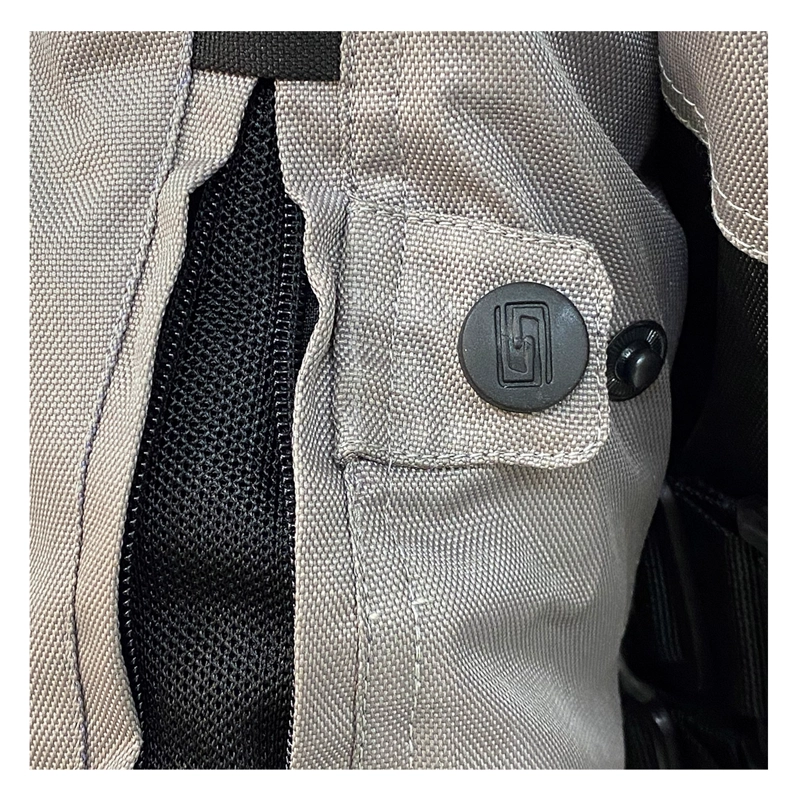 CHAQUETA DE MOTO SPEAR WORLD TOURING NEGRO - 4