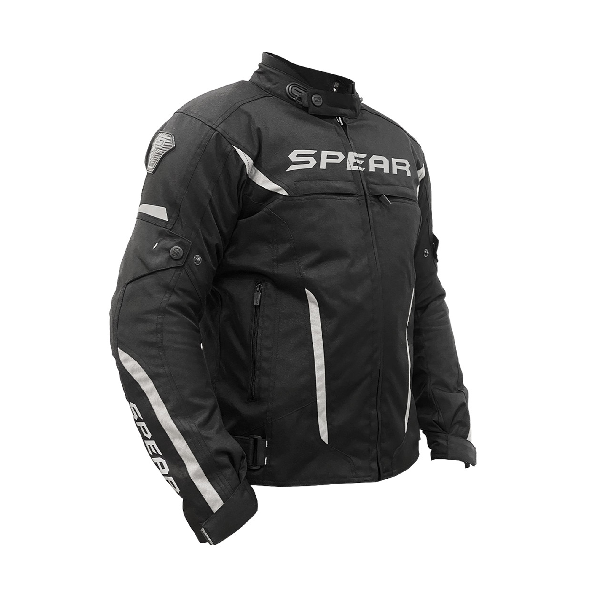 CHAQUETA DE MOTO SPEAR CONCORDE NEGRO - 2