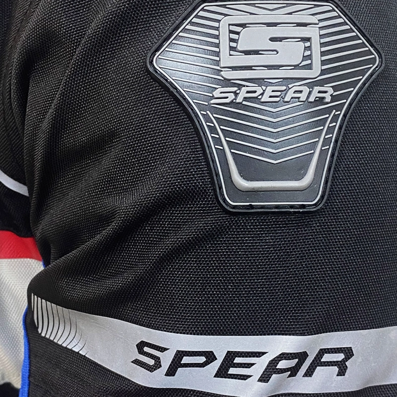 CHAQUETA DE MOTO SPEAR WORLD TOURING GRIS - 4