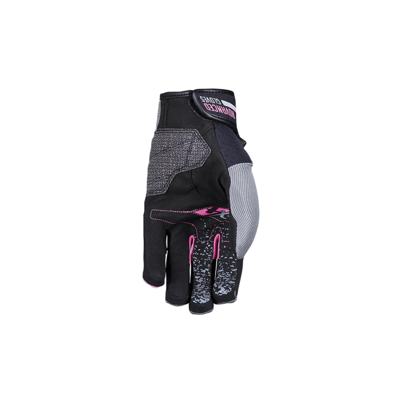 GUANTES MOTO FIVE TFX4 WOMAN GRIS/ROSADO - 3