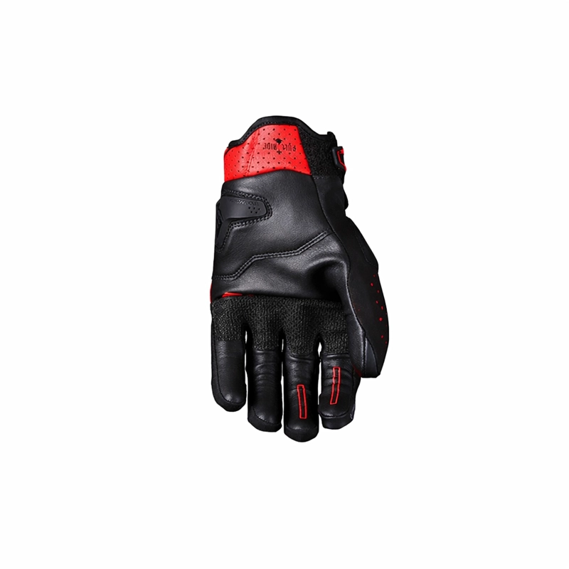 GUANTES MOTO FIVE RSC EVO NEGRO/FLUOR ROJO - 3