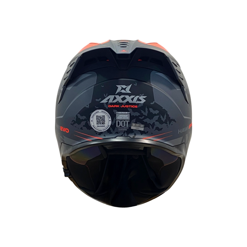CASCO INTEGRAL AXXIS HAWK SV EVO DARK JUSTICE CE 22.06 - 7