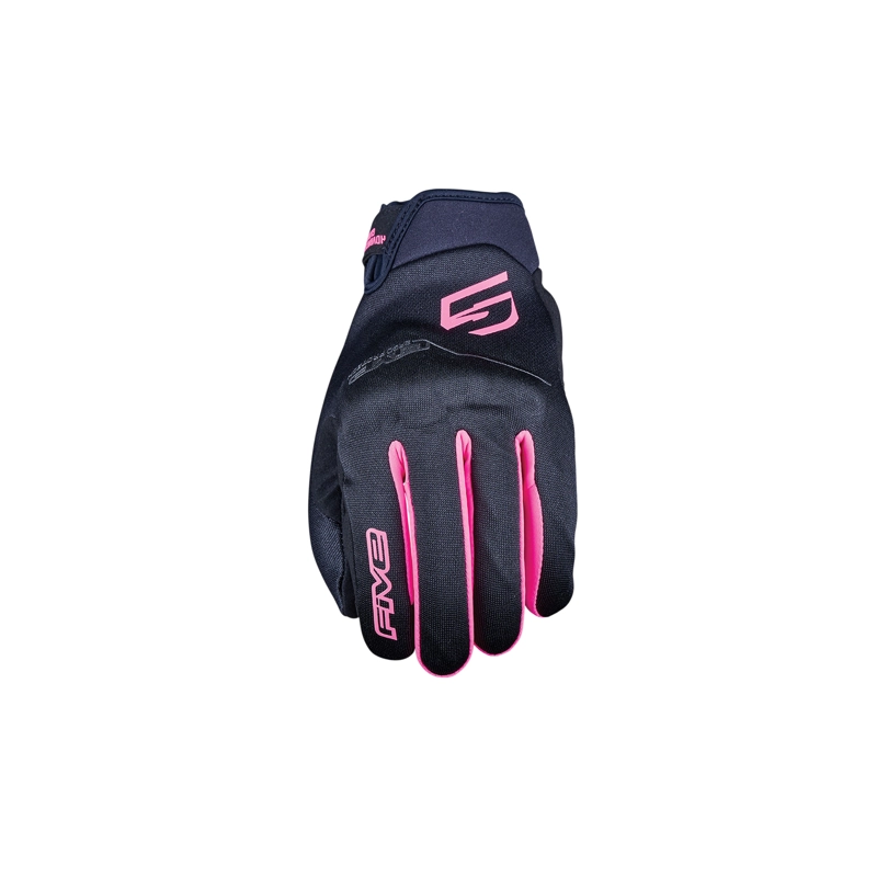 GUANTE MOTO FIVE GLOBE EVO WOMAN NEGRO ROSADO - 2