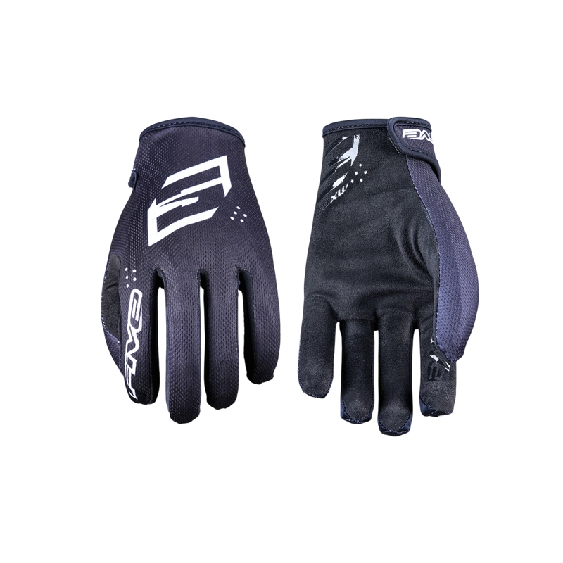 GUANTE MOTOCROSS FIVE MXF4 NEGRO BLANCO L