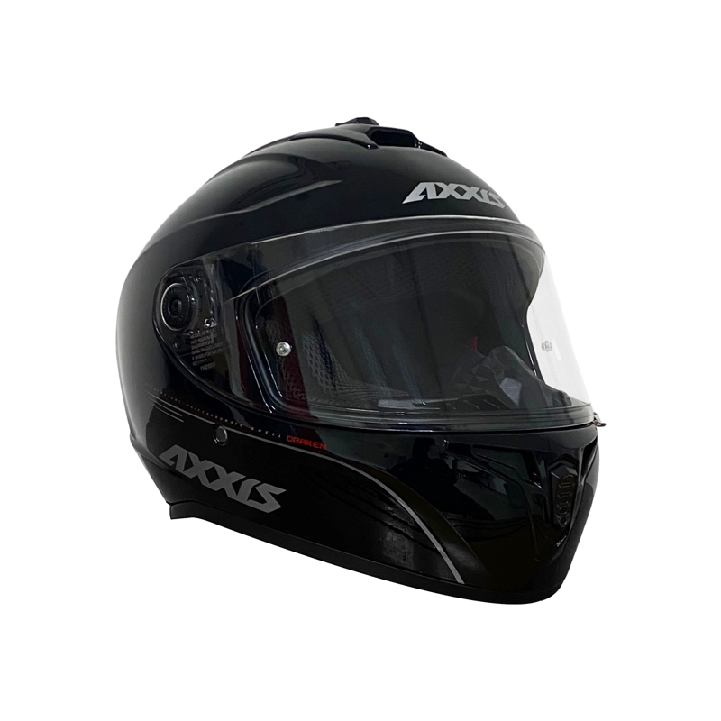 CASCO INTEGRAL AXXIS DRAKEN NEGRO BRILLANTE - 2