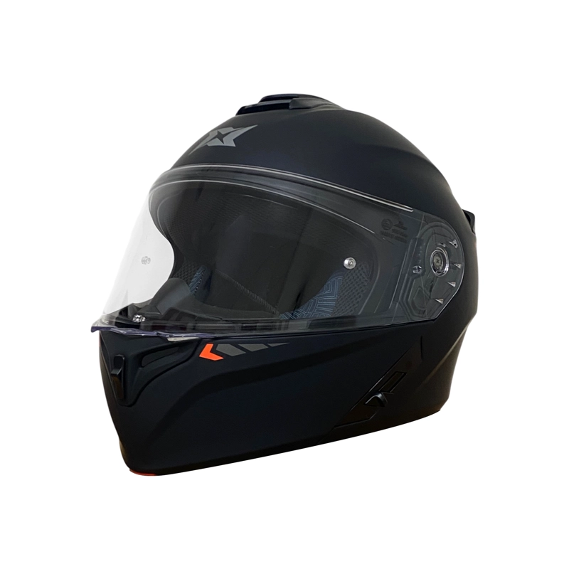 CASCO ABATIBLE AXXIS STORM NEGRO MATE - 1