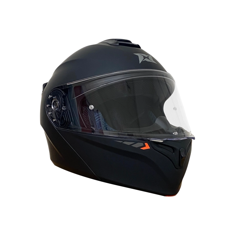CASCO ABATIBLE AXXIS STORM NEGRO MATE - 3