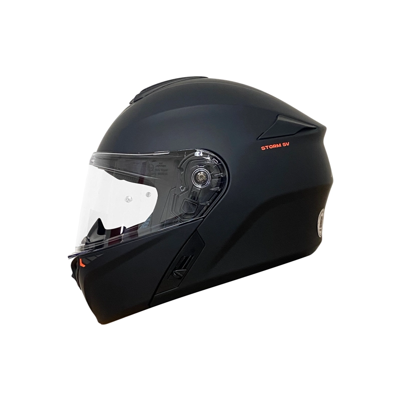 CASCO ABATIBLE AXXIS STORM NEGRO MATE - 6