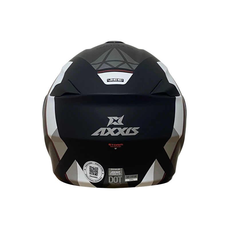 CASCO ABATIBLE AXXIS STORM DIAMOND MATE - 8